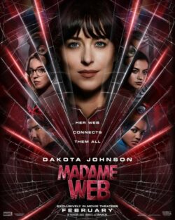 Affiche du film Madame Web (2024) de S.J. Clarkson.