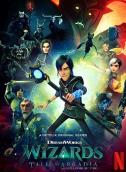 Affiche de la série Mages et Sorciers : Les Contes d'Arcadia (2020) de Guillermo del Toro.