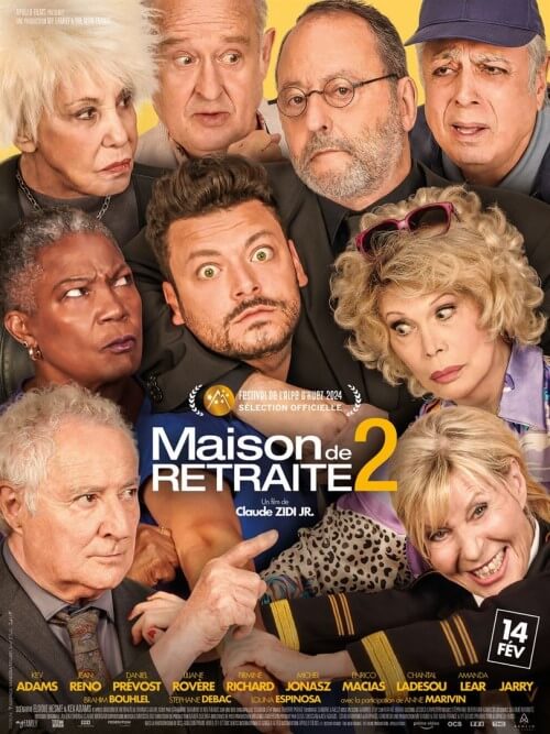 Affiche du film Maison de retraite 2 (2024) de Claude Zidi Jr. Affiche du film Maison de retraite 2 (2024) de Claude Zidi Jr.. Voir Maison de retraite 2 en streaming / torrent sur meilleurs-films.fr