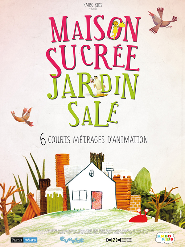 Affiche du court métrage Maison sucrée, jardin salé () de David Buob. Voir Maison sucrée, jardin salé en streaming / torrent sur meilleurs-films.fr