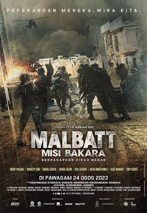 Affiche du film Malbatt: Misi Bakara (2023) de Adrian Teh. Voir Malbatt: Misi Bakara en streaming / torrent sur meilleurs-films.fr