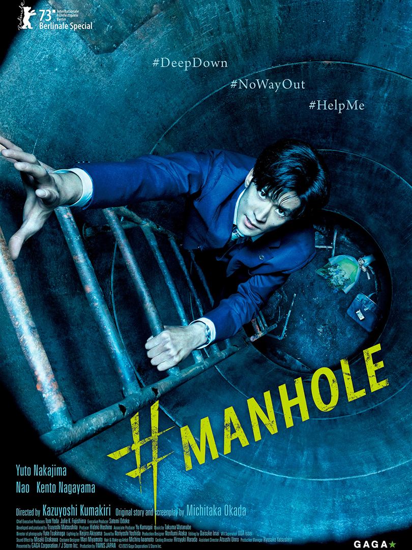 Affiche du film #Manhole (2023) de Kazuyoshi Kumakiri Affiche du film #Manhole (2023) de Kazuyoshi Kumakiri. Voir #Manhole en streaming / torrent sur meilleurs-films.fr