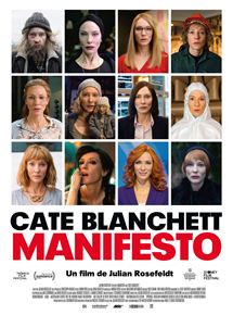 Affiche du film Manifesto (2016) de Julian Rosefeldt. Voir Manifesto en streaming / torrent sur meilleurs-films.fr