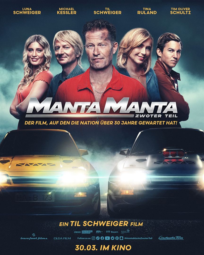 Affiche du film Manta Manta – Zwoter Teil (2023) de Michael David Pate. Voir Manta Manta – Zwoter Teil en streaming / torrent sur meilleurs-films.fr