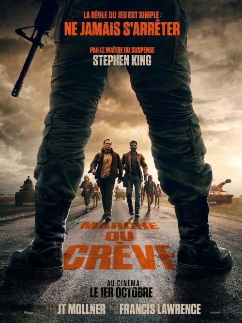 Affiche du film Marche ou crève (2025) de Francis Lawrence.