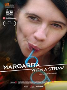 Affiche du film Margarita, with a Straw (2014) de Shonali Bose. Voir Margarita, with a Straw en streaming / torrent sur meilleurs-films.fr