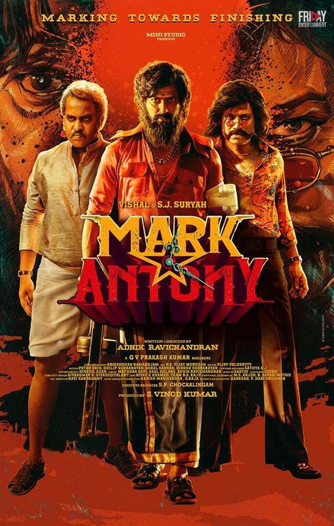 Affiche du film Mark Antony (2023) de Adhik Ravichandran Affiche du film Mark Antony (2023) de Adhik Ravichandran. Voir Mark Antony en streaming / torrent sur meilleurs-films.fr