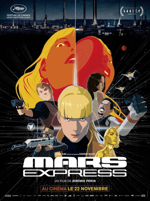 Affiche du film Mars Express (2023) de Jérémie Périn Affiche du film Mars Express (2023) de Jérémie Périn. Voir Mars Express en streaming / torrent sur meilleurs-films.fr