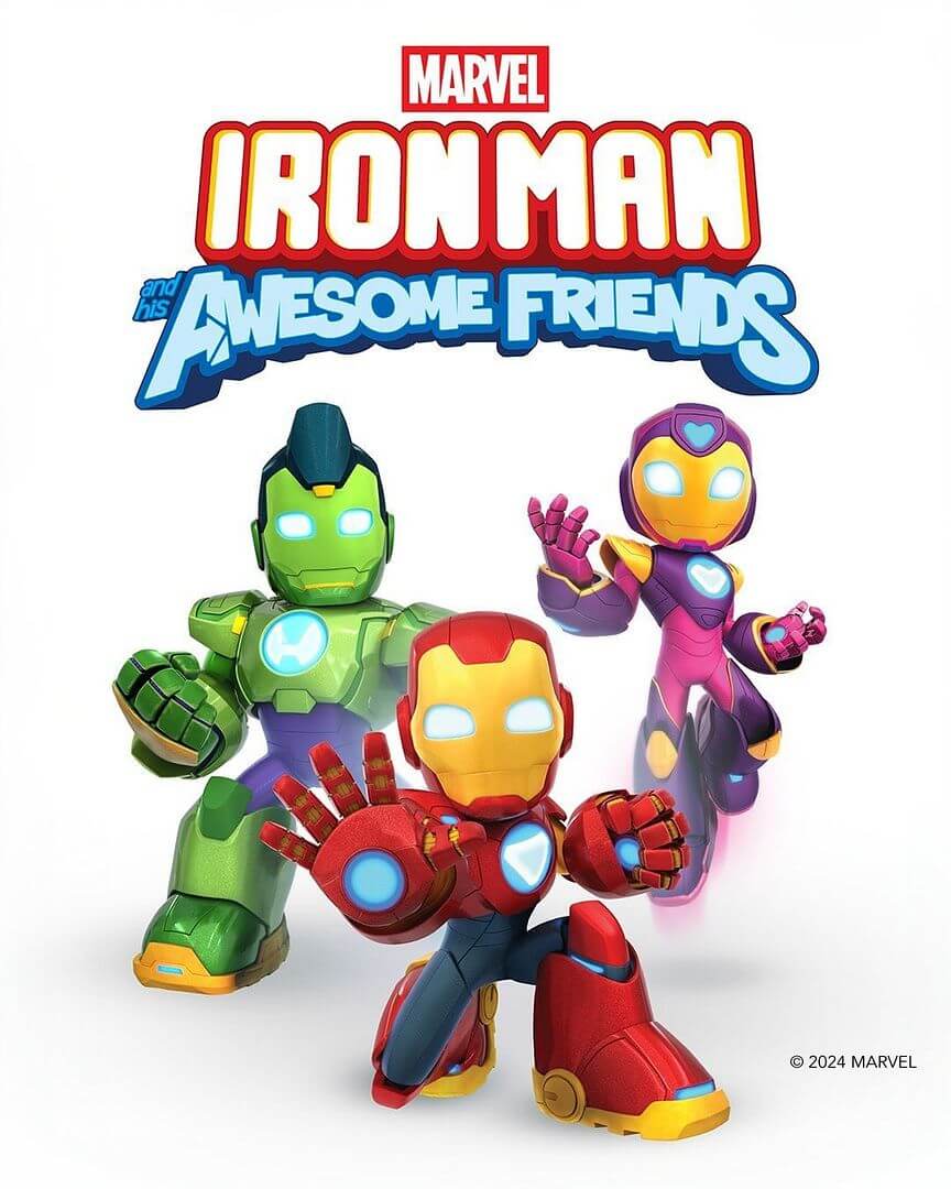 Affiche de la série Marvel’s Iron Man And His Awesome Friends (2025) de U.S.A.. Voir Marvel’s Iron Man And His Awesome Friends en streaming / torrent sur meilleurs-films.fr