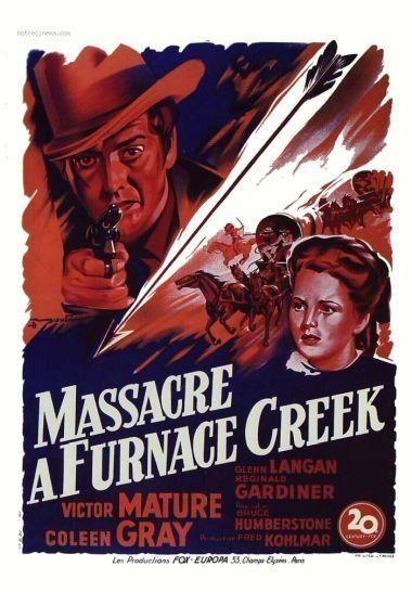 Affiche du film Massacre a Furnace Creek (1948) de H. Bruce Humberstone. Voir Massacre a Furnace Creek en streaming / torrent sur meilleurs-films.fr