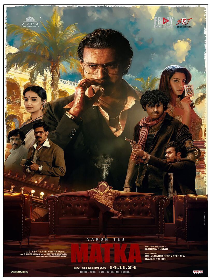 Affiche du film Matka (2024) de Karuna Kumar. Voir Matka en streaming / torrent sur meilleurs-films.fr