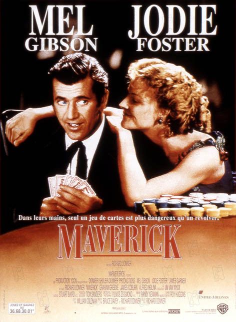 Affiche du film Maverick (1994) de Richard Donner Affiche du film Maverick (1994) de Richard Donner. Voir Maverick en streaming / torrent sur meilleurs-films.fr
