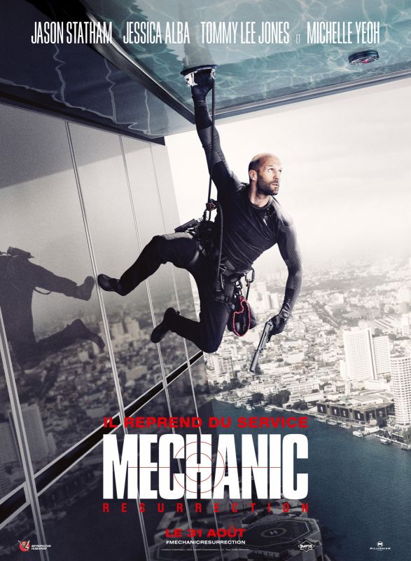 Affiche du film Mechanic Résurrection (2016) de Dennis Gansel. Voir Mechanic Résurrection en streaming / torrent sur meilleurs-films.fr