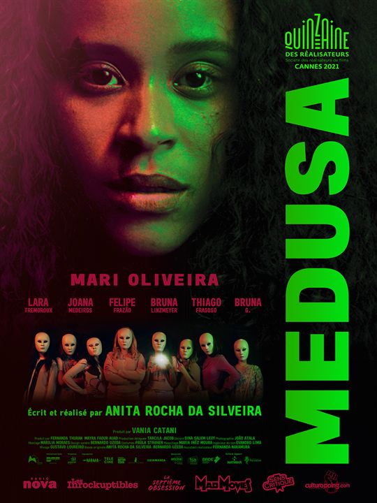 Affiche du film Medusa (2021) de Anita Rocha da Silveira. Voir Medusa en streaming / torrent sur meilleurs-films.fr