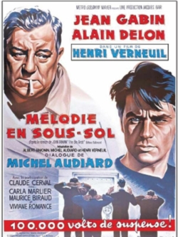 Affiche du film Mélodie en sous-sol (1963) de Henri Verneuil.