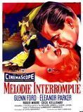 Affiche du film Mélodie interrompue (1955) de Curtis Bernhardt. Voir Mélodie interrompue en streaming / torrent sur meilleurs-films.fr