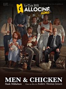 Affiche du film Men & Chicken (2015) de Anders Thomas Jensen. Voir Men & Chicken en streaming / torrent sur meilleurs-films.fr