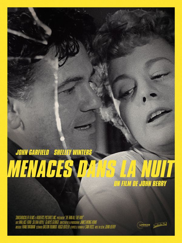 Affiche du film Menaces dans la nuit (1951) de John Berry. Voir Menaces dans la nuit en streaming / torrent sur meilleurs-films.fr