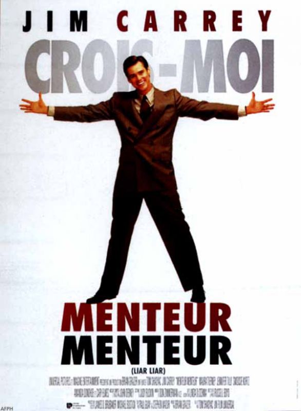 Affiche du film Menteur, menteur (1997) de Tom Shadyac Affiche du film Menteur, menteur (1997) de Tom Shadyac. Voir Menteur, menteur en streaming / torrent sur meilleurs-films.fr