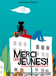 Affiche du film Merci les jeunes (2015) de Jérôme Polidor. Voir Merci les jeunes en streaming / torrent sur meilleurs-films.fr