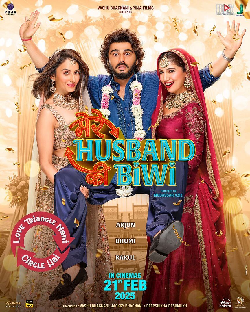 Affiche du film Mere Husband Ki Biwi (2025) de . Voir Mere Husband Ki Biwi en streaming / torrent sur meilleurs-films.fr