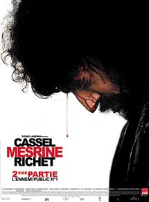 Affiche du film Mesrine : L’Ennemi public n°1 (2008) de Jean-François Richet. Voir Mesrine : L’Ennemi public n°1 en streaming / torrent sur meilleurs-films.fr
