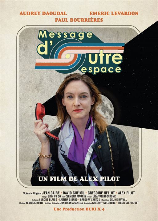 Affiche du court métrage Message d’Outre-Espace (2025) de Alex Pilot Affiche du court métrage Message d’Outre-Espace (2025) de Alex Pilot. Voir Message d’Outre-Espace en streaming / torrent sur meilleurs-films.fr