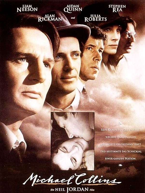 Affiche du film Michael Collins (1996) de Neil Jordan. Voir Michael Collins en streaming / torrent sur meilleurs-films.fr