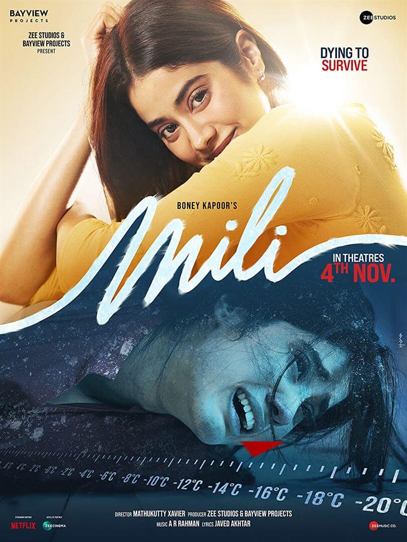 Affiche du film Mili (2022) de Mathukutty Xavier. Voir Mili en streaming / torrent sur meilleurs-films.fr