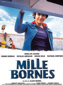 Affiche du film Mille bornes (1998) de Alain Beigel. Voir Mille bornes en streaming / torrent sur meilleurs-films.fr