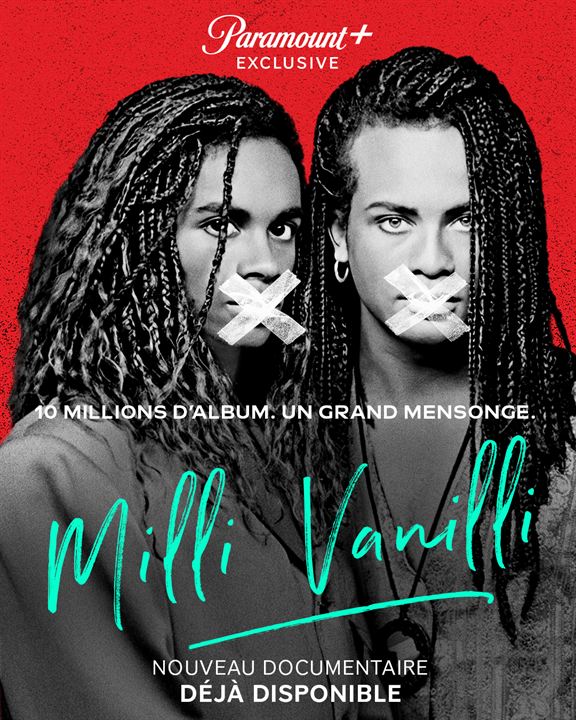 Affiche du film Milli Vanilli (2023) de Luke Korem,. Voir Milli Vanilli en streaming / torrent sur meilleurs-films.fr