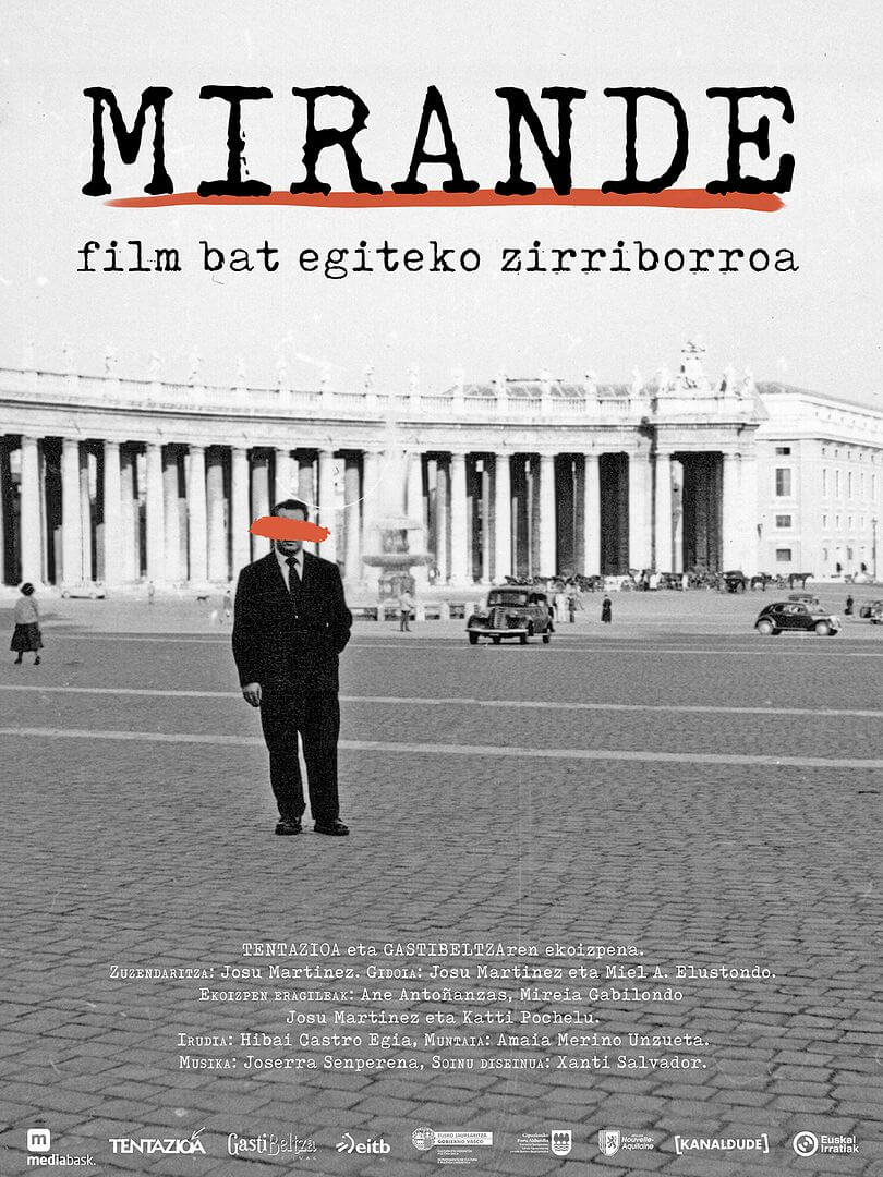 Affiche du film Mirande, ébauches pour un film (2024) de Josu Martinez. Voir Mirande, ébauches pour un film en streaming / torrent sur meilleurs-films.fr