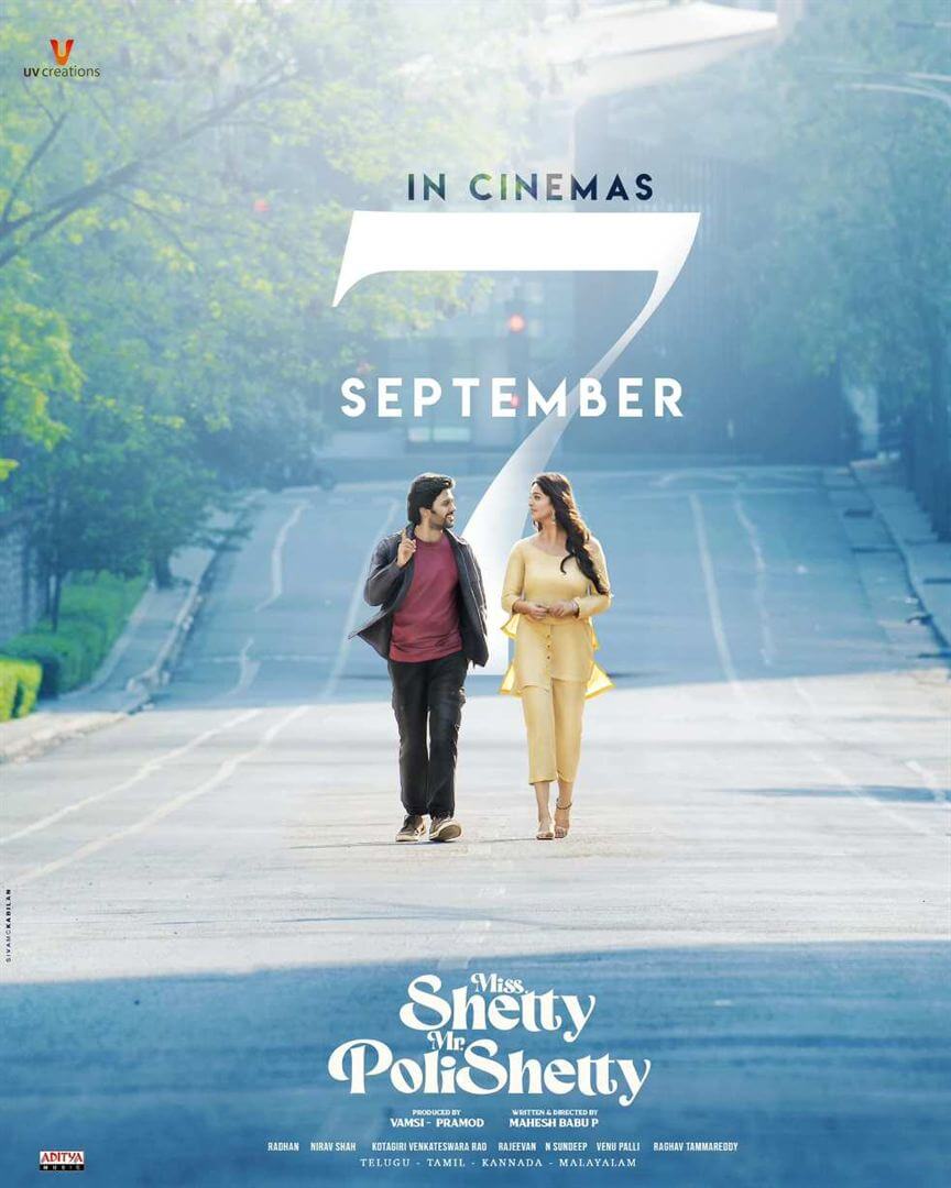 Affiche du film Miss Shetty Mr Polishetty (2023) de Mahesh Babu. Voir Miss Shetty Mr Polishetty en streaming / torrent sur meilleurs-films.fr