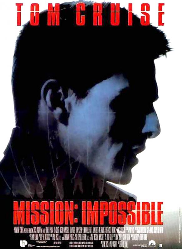 Affiche du film Mission : Impossible (1996) de Brian De Palma. Voir Mission : Impossible en streaming / torrent sur meilleurs-films.fr