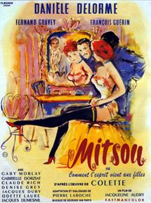 Affiche du film Mitsou (1956) de Jacqueline Audry. Voir Mitsou en streaming / torrent sur meilleurs-films.fr