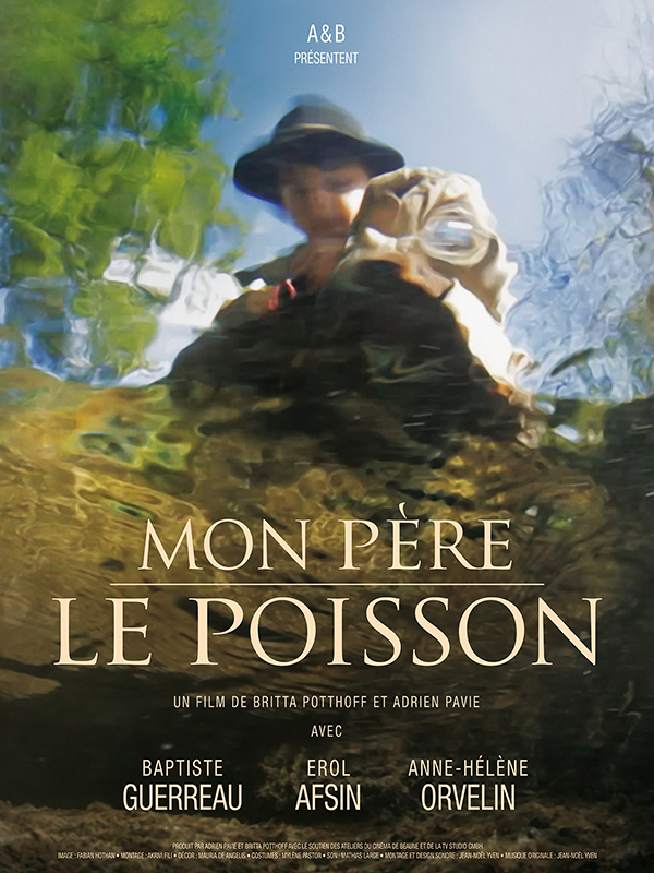Affiche du court métrage Mon père le poisson (2017) de Adrien Pavie. Voir Mon père le poisson en streaming / torrent sur meilleurs-films.fr