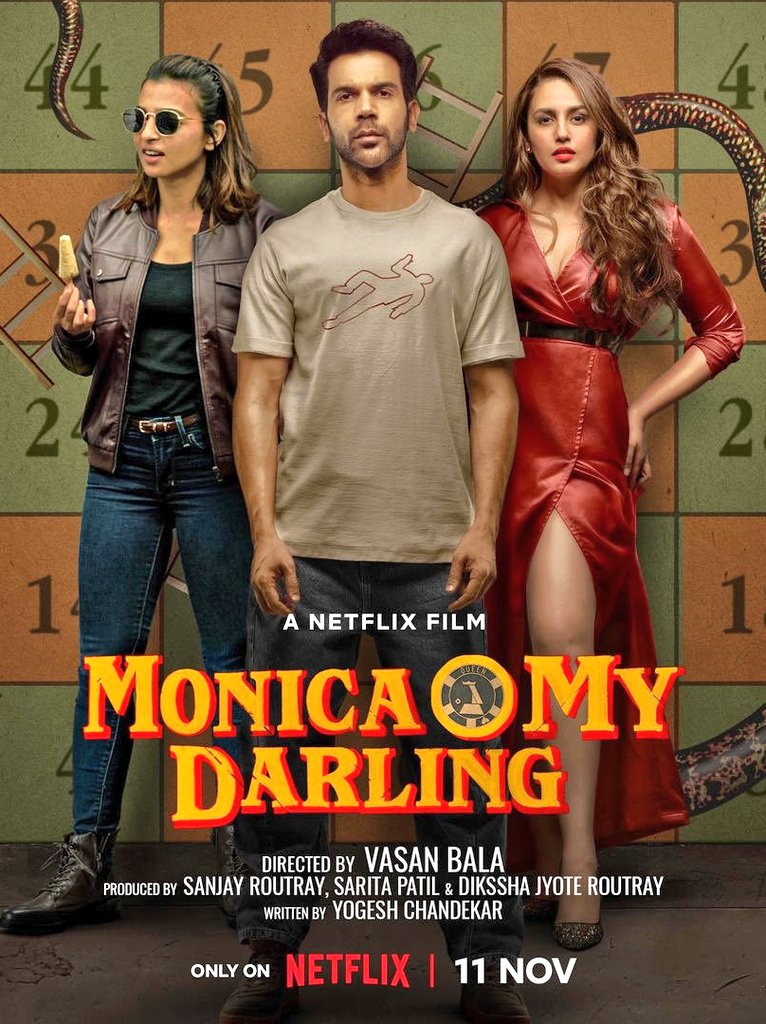 Affiche du film Monica, O My Darling (2022) de Vasan Bala. Voir Monica, O My Darling en streaming / torrent sur meilleurs-films.fr