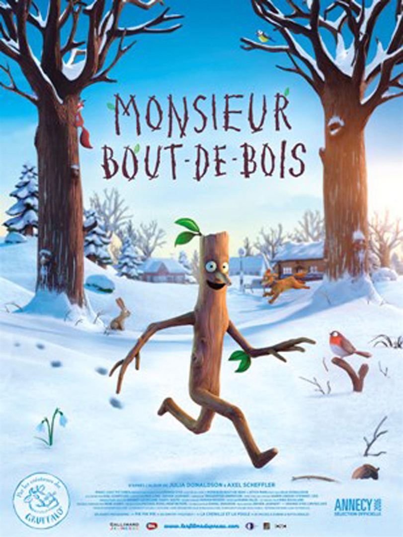 Affiche du court métrage Monsieur Bout de Bois (2015) de Daniel Snaddon Affiche du court métrage Monsieur Bout de Bois (2015) de Daniel Snaddon. Voir Monsieur Bout de Bois en streaming / torrent sur meilleurs-films.fr
