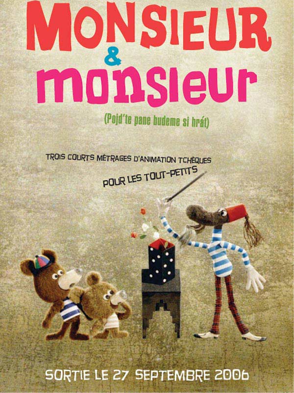 Affiche du court métrage Monsieur et monsieur (2006) de Bretislav Pojar Affiche du court métrage Monsieur et monsieur (2006) de Bretislav Pojar. Voir Monsieur et monsieur en streaming / torrent sur meilleurs-films.fr