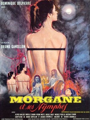 Affiche du film Morgane et ses nymphes (1971) de Bruno Gantillon. Voir Morgane et ses nymphes en streaming / torrent sur meilleurs-films.fr