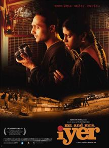 Affiche du film Mr. and Mrs. Iyer (2002) de . Voir Mr. and Mrs. Iyer en streaming / torrent sur meilleurs-films.fr