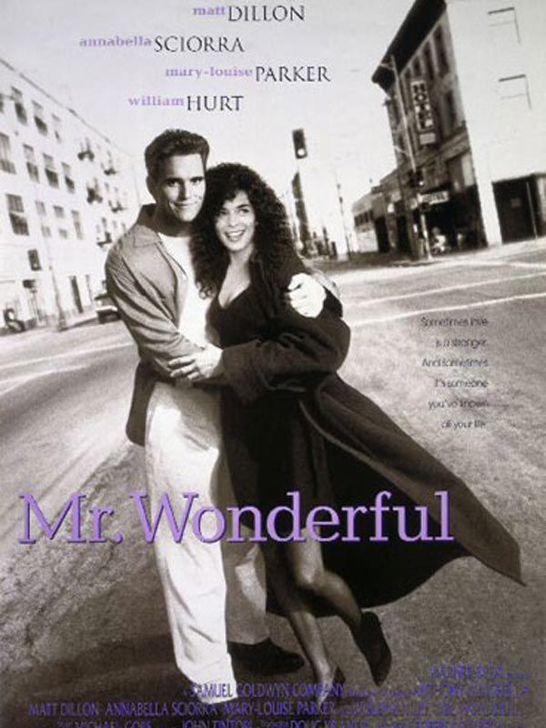 Affiche du film Mr. Wonderful (1993) de Anthony Minghella Affiche du film Mr. Wonderful (1993) de Anthony Minghella. Voir Mr. Wonderful en streaming / torrent sur meilleurs-films.fr