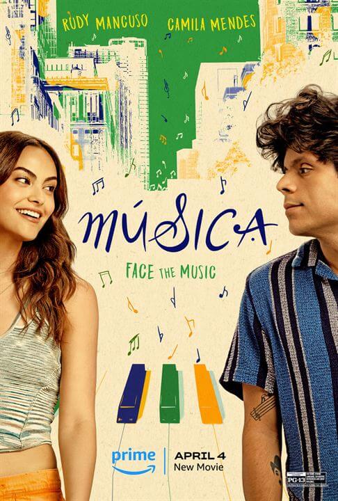 Affiche du film Música (2024) de Rudy Mancuso. Voir Música en streaming / torrent sur meilleurs-films.fr