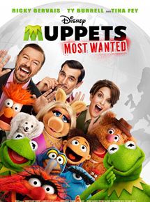 Affiche du film Muppets most wanted (2014) de James Bobin. Voir Muppets most wanted en streaming / torrent sur meilleurs-films.fr