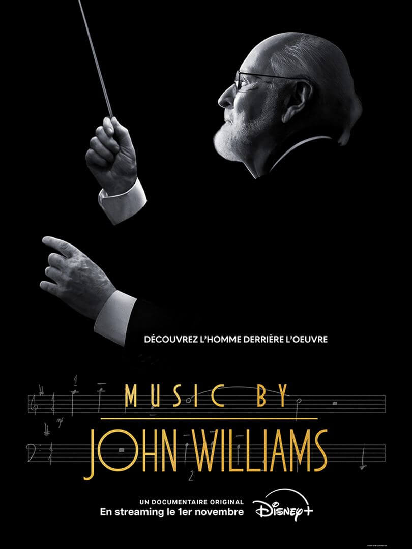 Affiche du film Music By John Williams (2024) de Laurent Bouzereau. Voir Music By John Williams en streaming / torrent sur meilleurs-films.fr