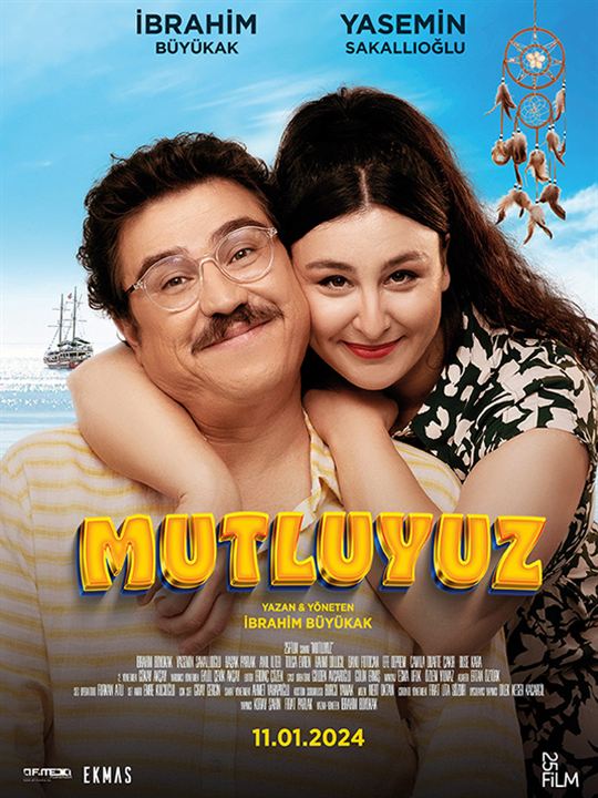 Affiche du film Mutluyuz (2023) de İbrahim Büyükak. Voir Mutluyuz en streaming / torrent sur meilleurs-films.fr