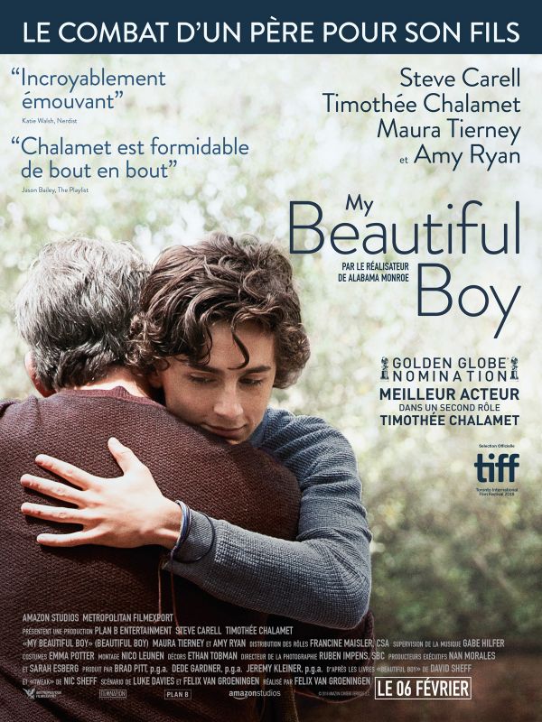 Affiche du film My Beautiful Boy (2018) de Felix Van Groeningen.