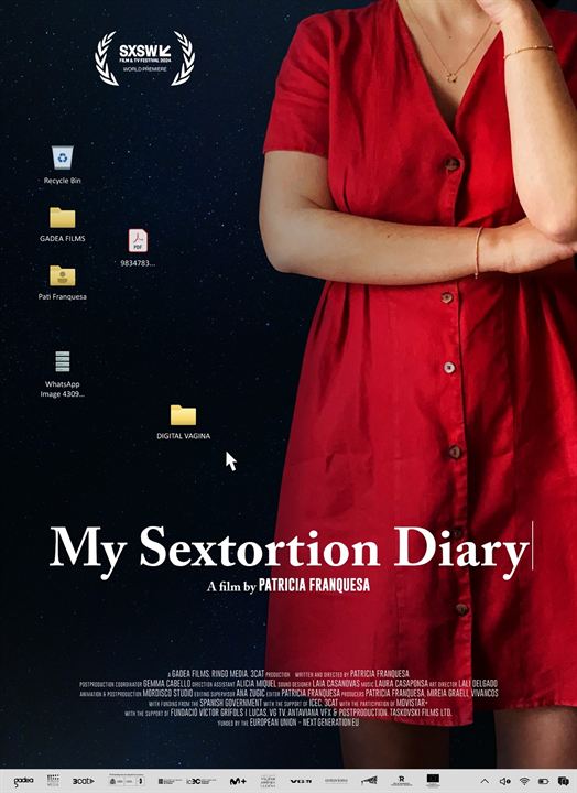 Affiche du film My Sextortion Diary (2024) de Patricia Franquesa. Voir My Sextortion Diary en streaming / torrent sur meilleurs-films.fr