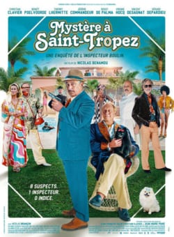 Affiche du film Mystère à Saint-Tropez (2021) de Nicolas Benamou.