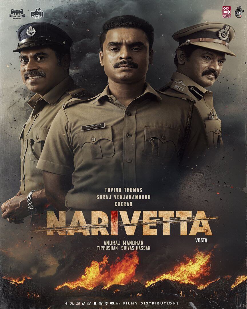 Affiche du film Narivetta (2025) de Anuraj Manohar. Voir Narivetta en streaming / torrent sur meilleurs-films.fr